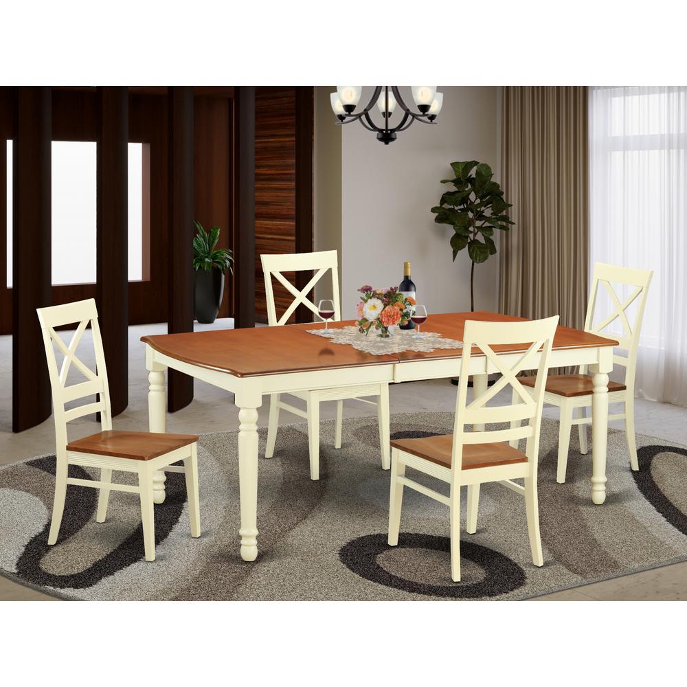 5  PC  Table  and  chair  set  -  Kitchen  Table  and  4  Dining  Chairs. Picture 4