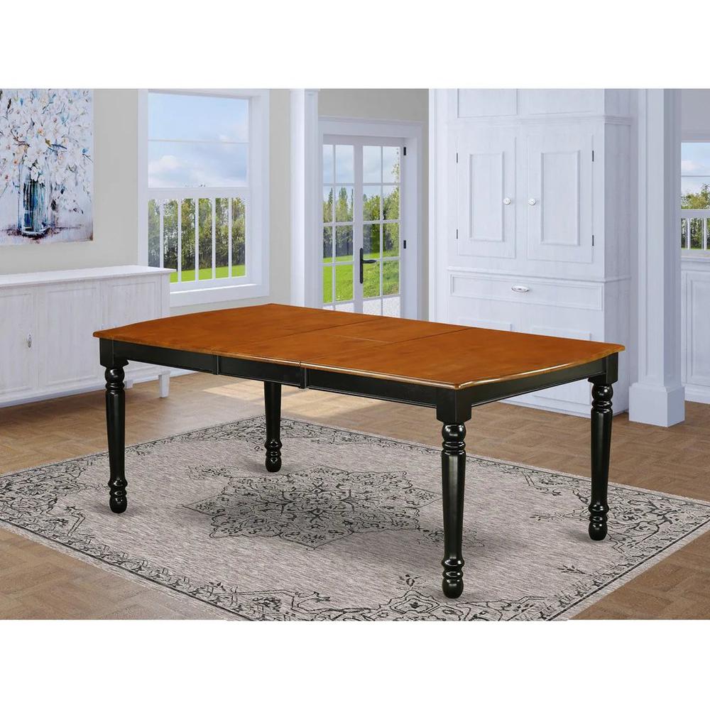Dining Table Black & Cherry, DOT-BCH-T. Picture 3