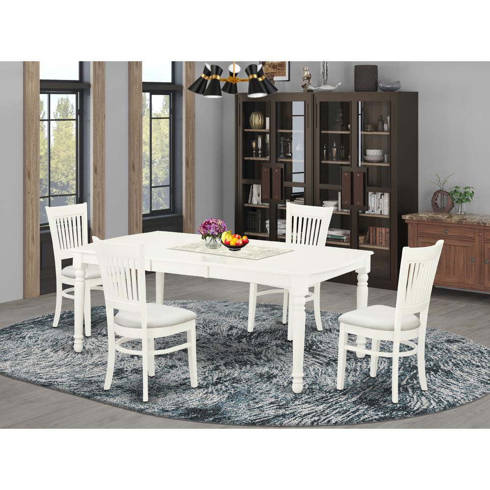 Dining Table- Dining Chairs, DOVA5-LWH-C. Picture 4