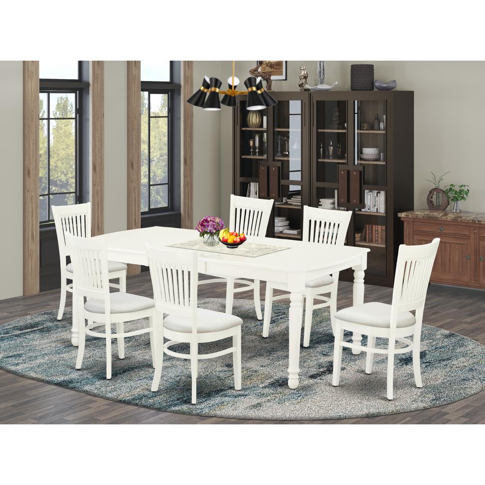 Dining Table- Dining Chairs, DOVA7-LWH-C. Picture 4