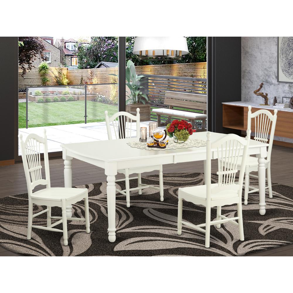 5  Pc  dinette  Table  set  -Kitchen  dinette  Table  and  4  Kitchen  Dining  Chairs. Picture 4