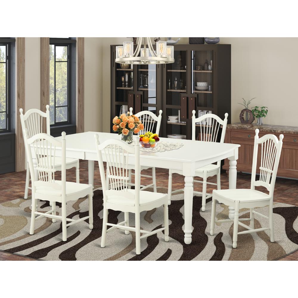 Dining  room  sets  for  6  -Kitchen  dinette  Table  and  6  Kitchen  Chairs. Picture 4