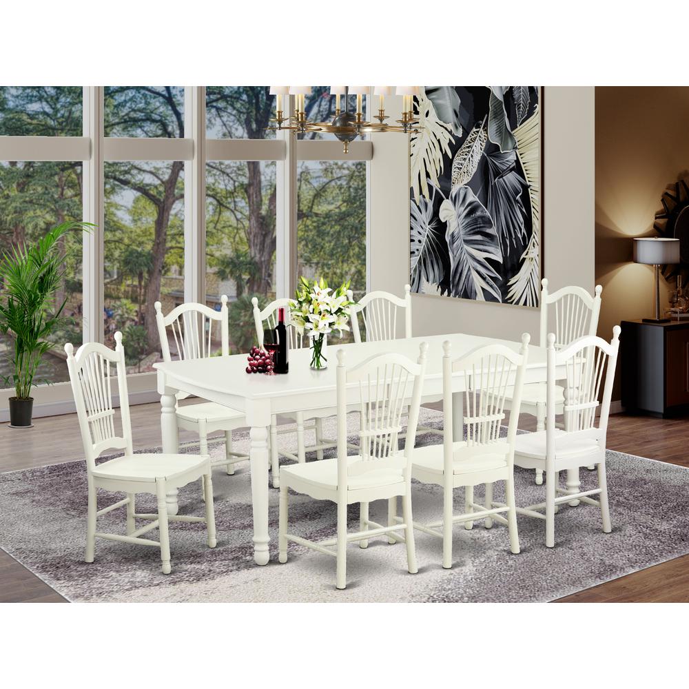 9  PC  Table  and  chair  set  -Kitchen  dinette  Table  and  8  Dining  Chairs. Picture 2