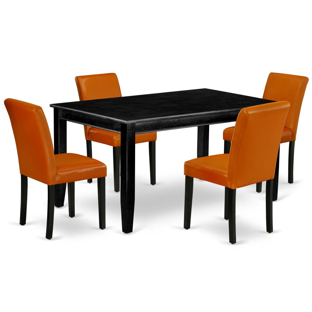 Dining Room Set Black, DUAB5-BLK-61. Picture 1