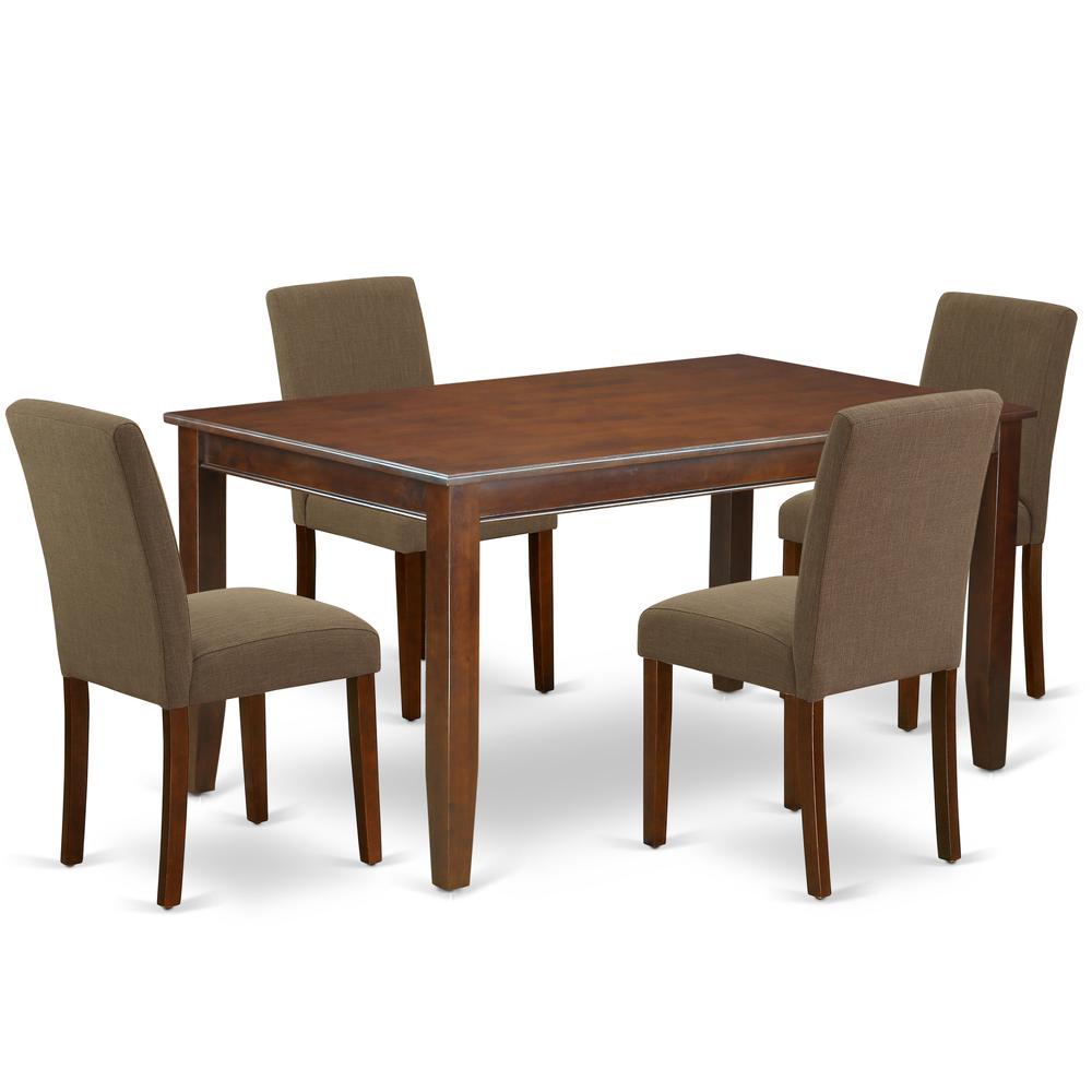 Dining Room Set Mahogany, DUAB5-MAH-18. Picture 1