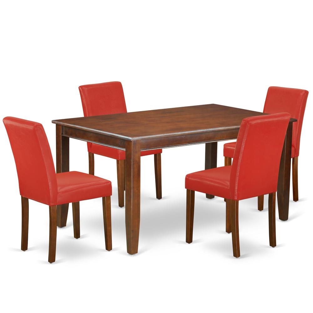 Dining Room Set Mahogany, DUAB5-MAH-72. Picture 1