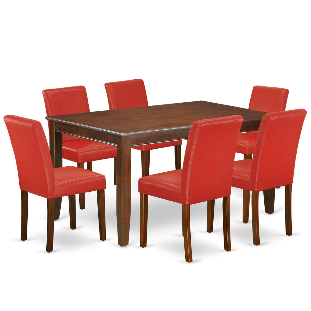 Dining Room Set Mahogany, DUAB7-MAH-72. Picture 1