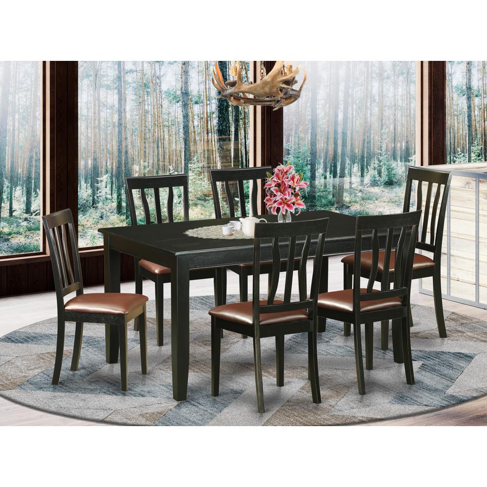 7  Pcs  Dining  room  sets  -Table  and  6  dinette  Chairs. Picture 4
