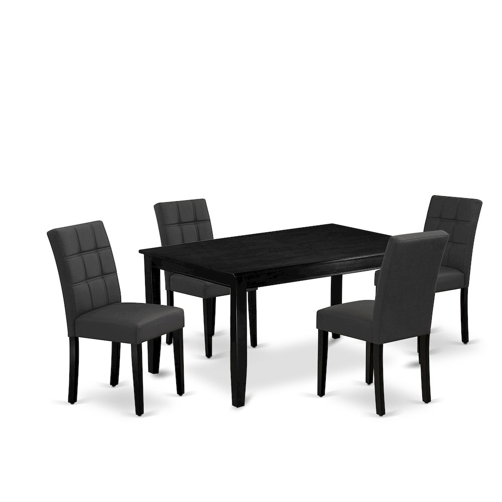 5 Piece Dining Table Set consists A Modren Table. Picture 1