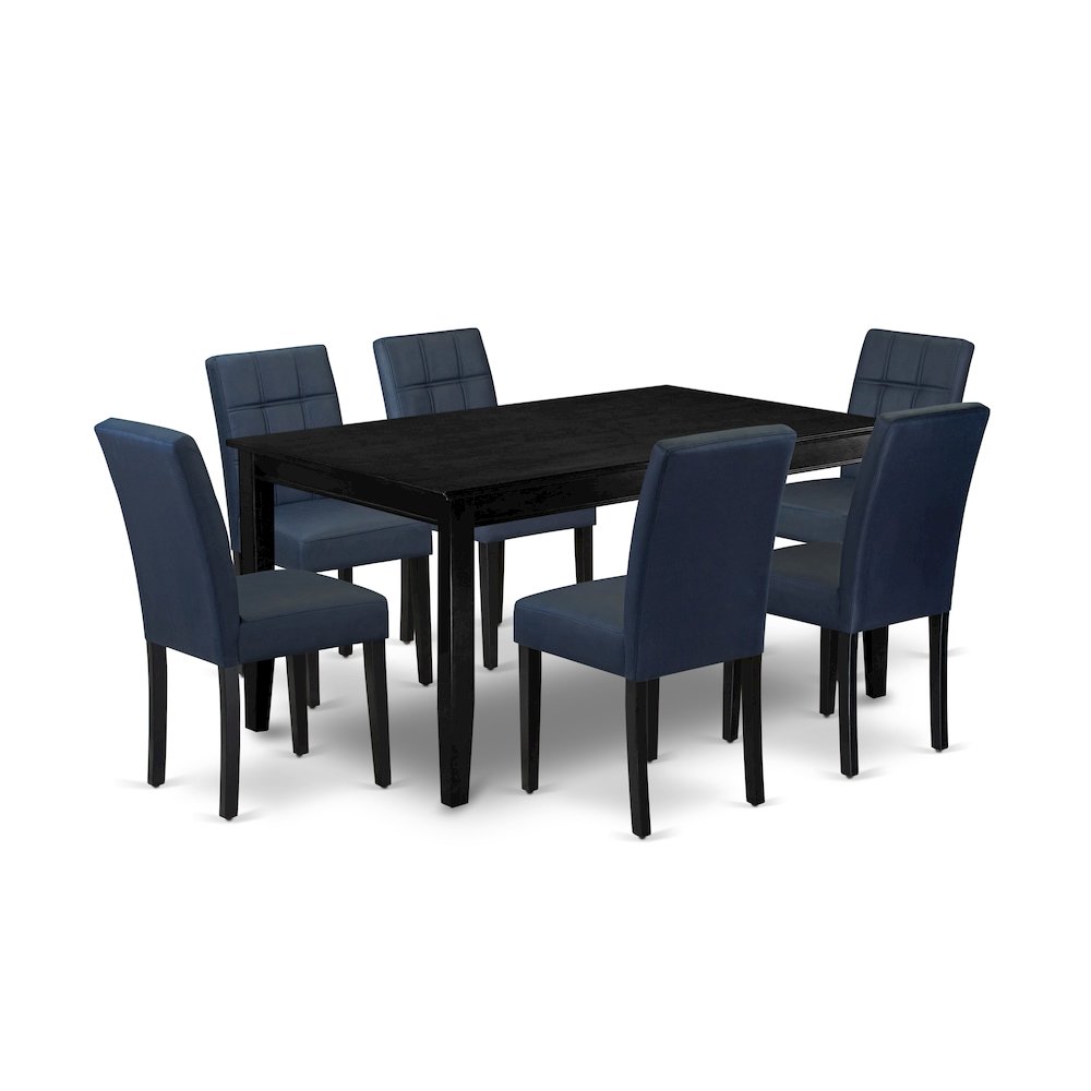 7 Piece Dinner Table Set contain A Kitchen Table. Picture 1
