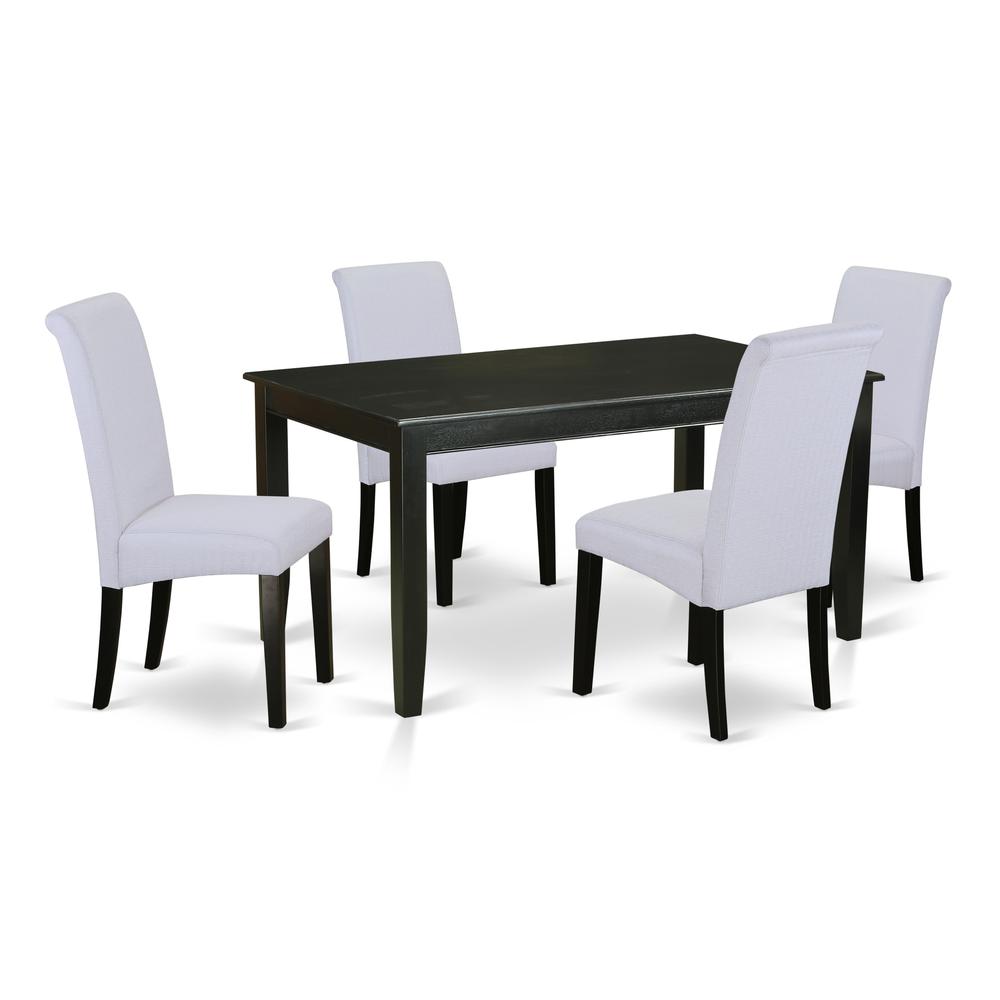 Dining Room Set Black, DUBA5-BLK-05. Picture 1