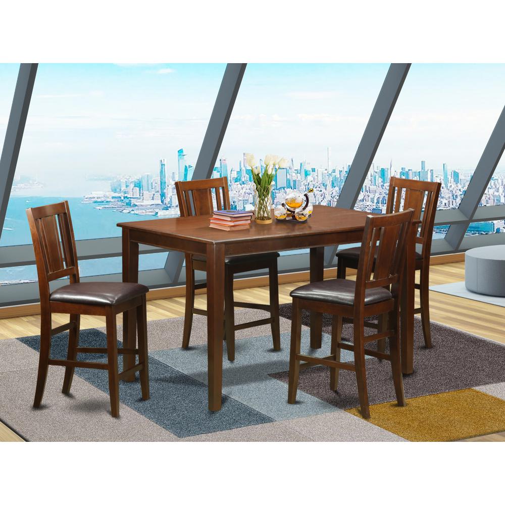 5  Pc  pub  Table  set-  gathering  Table  and  4  Kitchen  bar  stool.. Picture 2