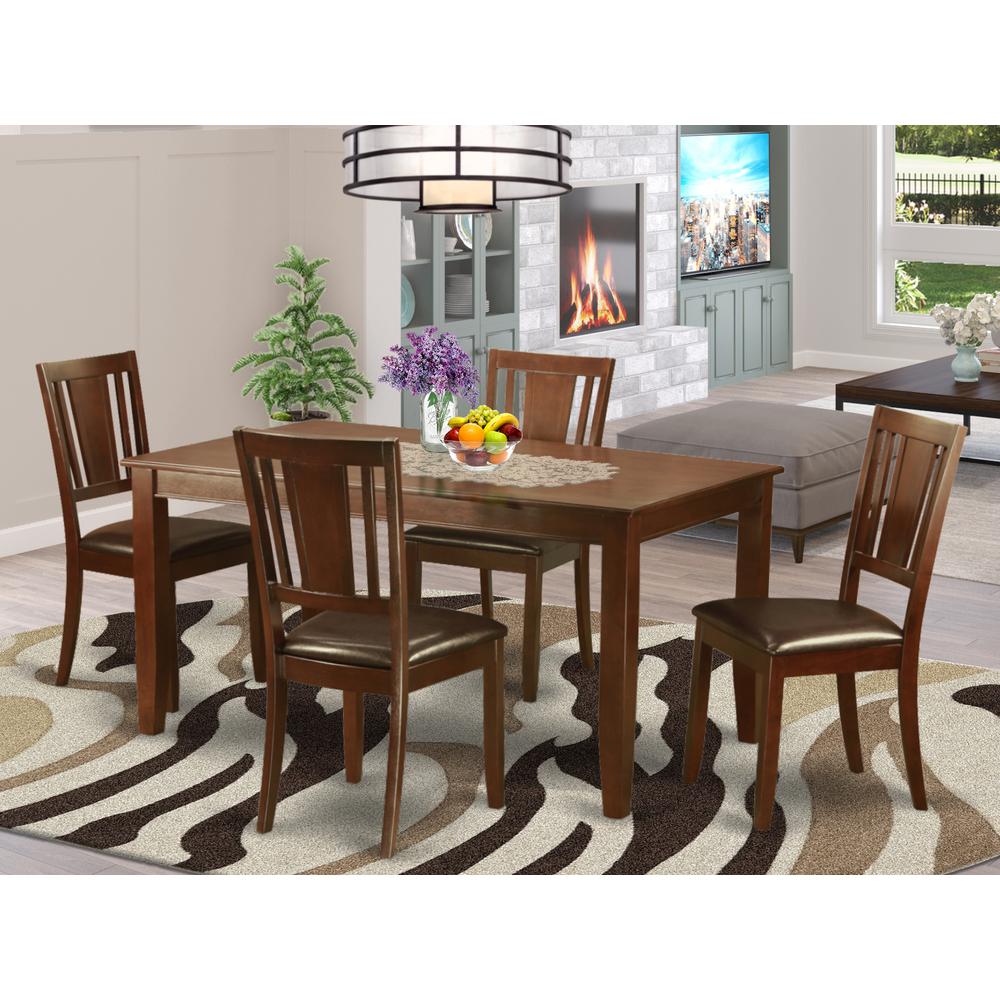 5  Pc  Dining  room  set  for  4-Dining  Table  and  4  Dining  Chairs. Picture 4