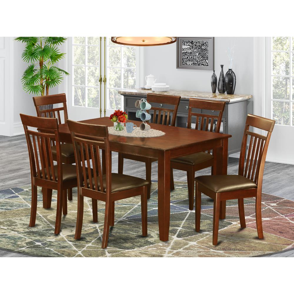 7  Pc  formal  Dining  room  set-Dining  Table  and  6  Dining  Chairs. Picture 4