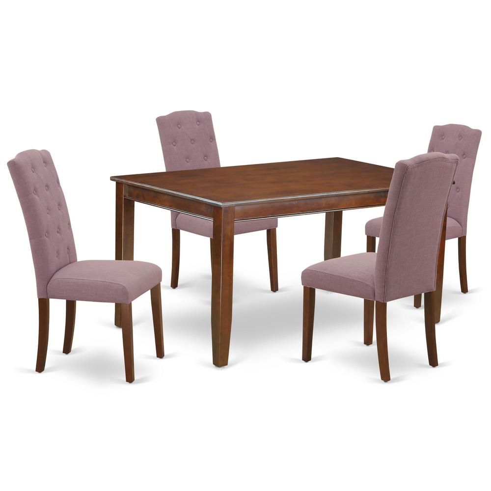 Dining Room Set Mahogany, DUCE5-MAH-10. Picture 1