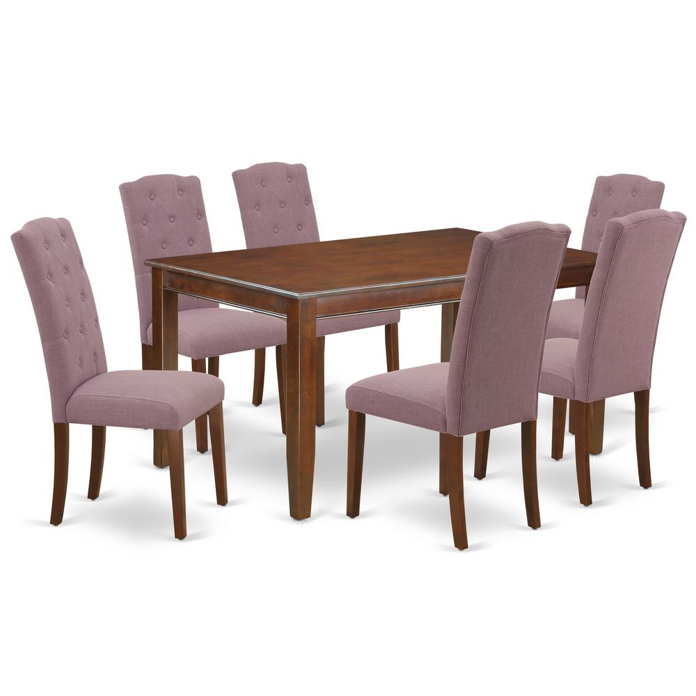 Dining Room Set Mahogany, DUCE7-MAH-10. Picture 1