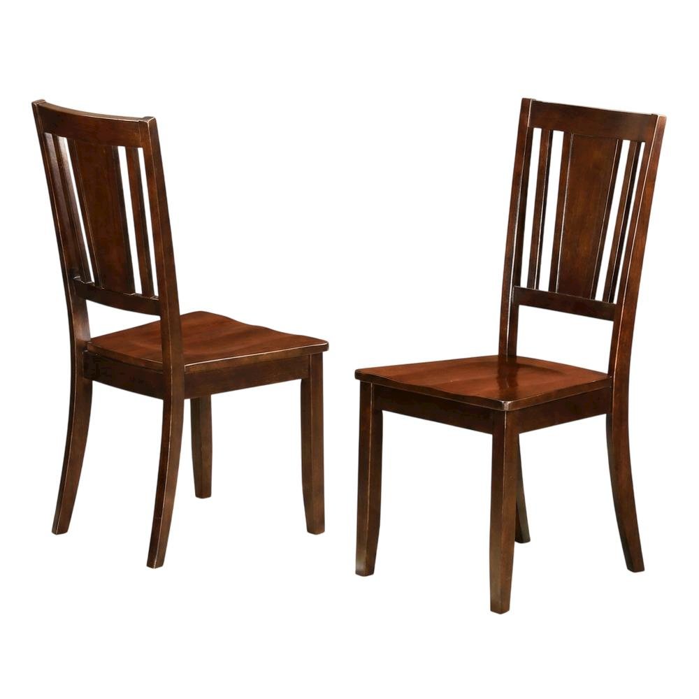 Dudley Traditional Solid Wood Dining Chair for Kitchen or Dining Room, Set of 2. Picture 5