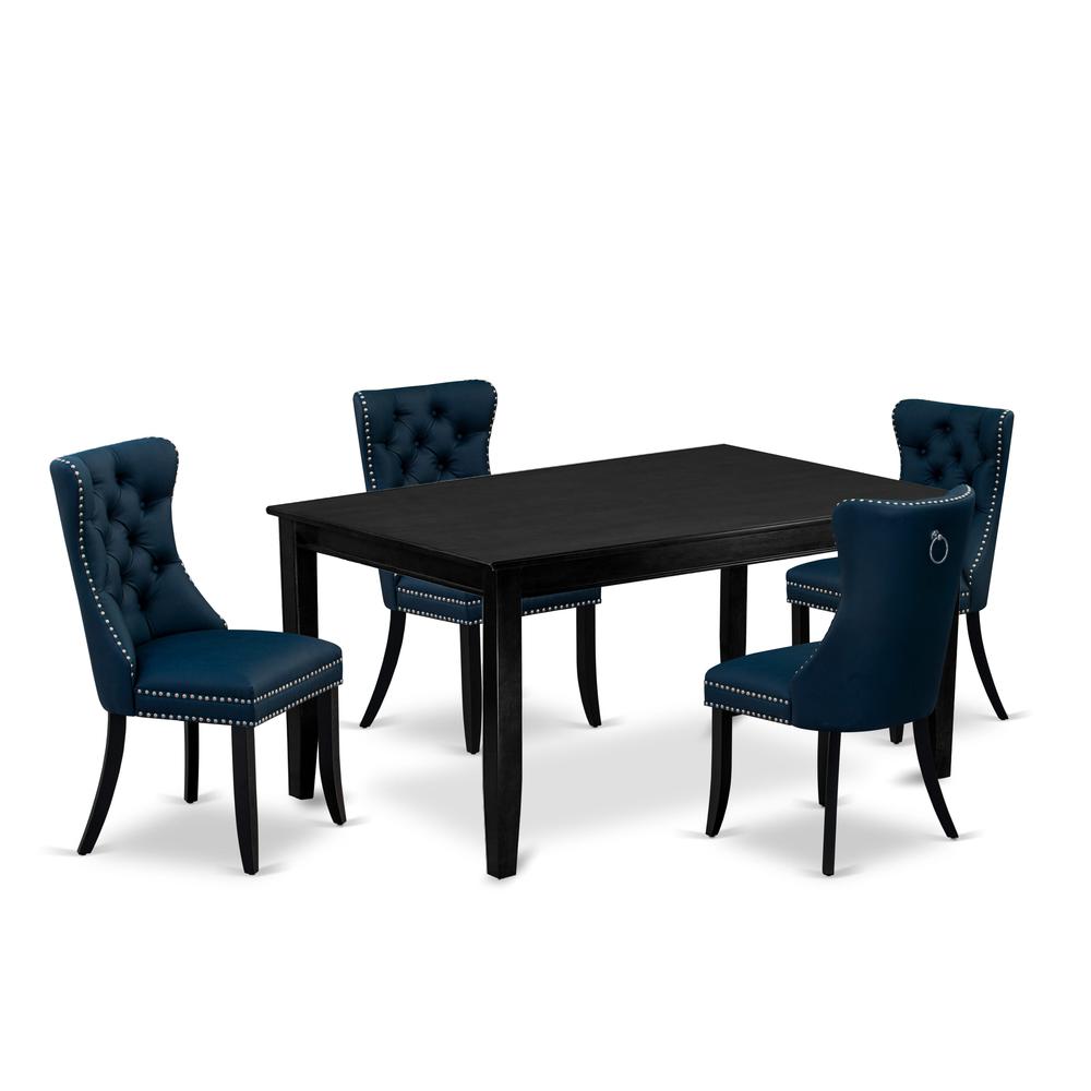 5 Piece Kitchen Table Set Contains a Rectangle Dining Table. Picture 6