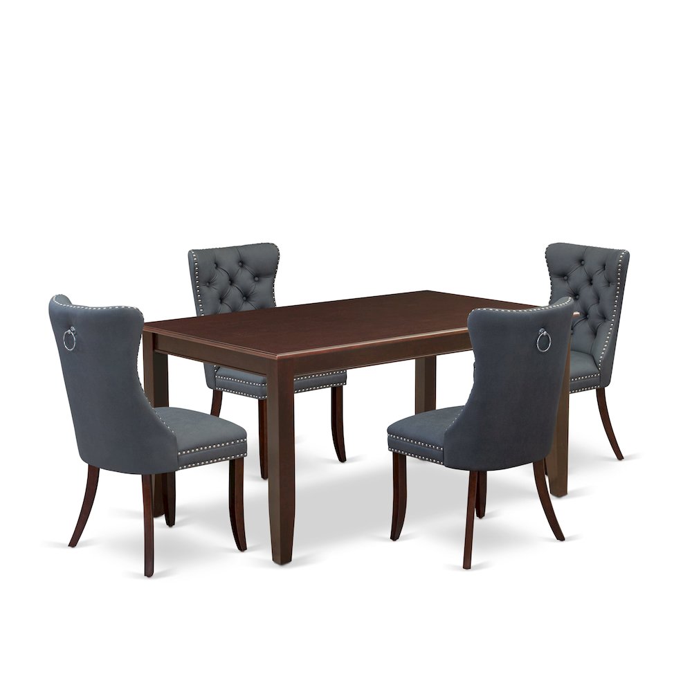 5 Piece Dining Set Consists of a Rectangle Kitchen Table. Picture 1