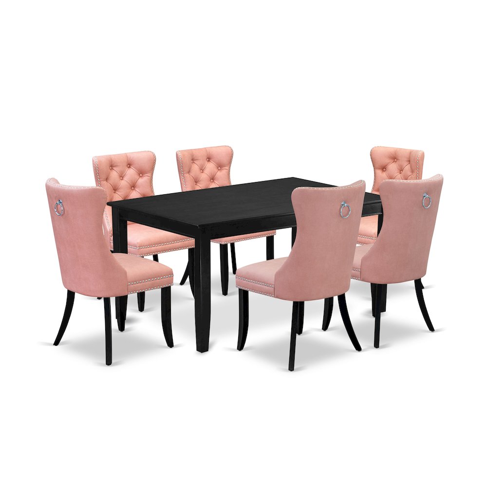 7 Piece Kitchen Table & Chairs Set. Picture 1