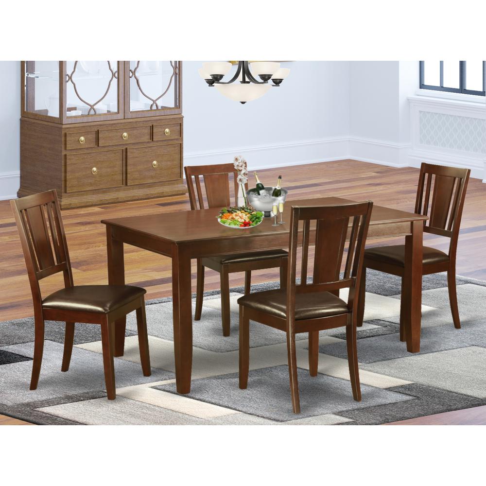 5  PC  formal  Dining  room  set-Table  and  4  Chairs  for  Dining  room. Picture 4