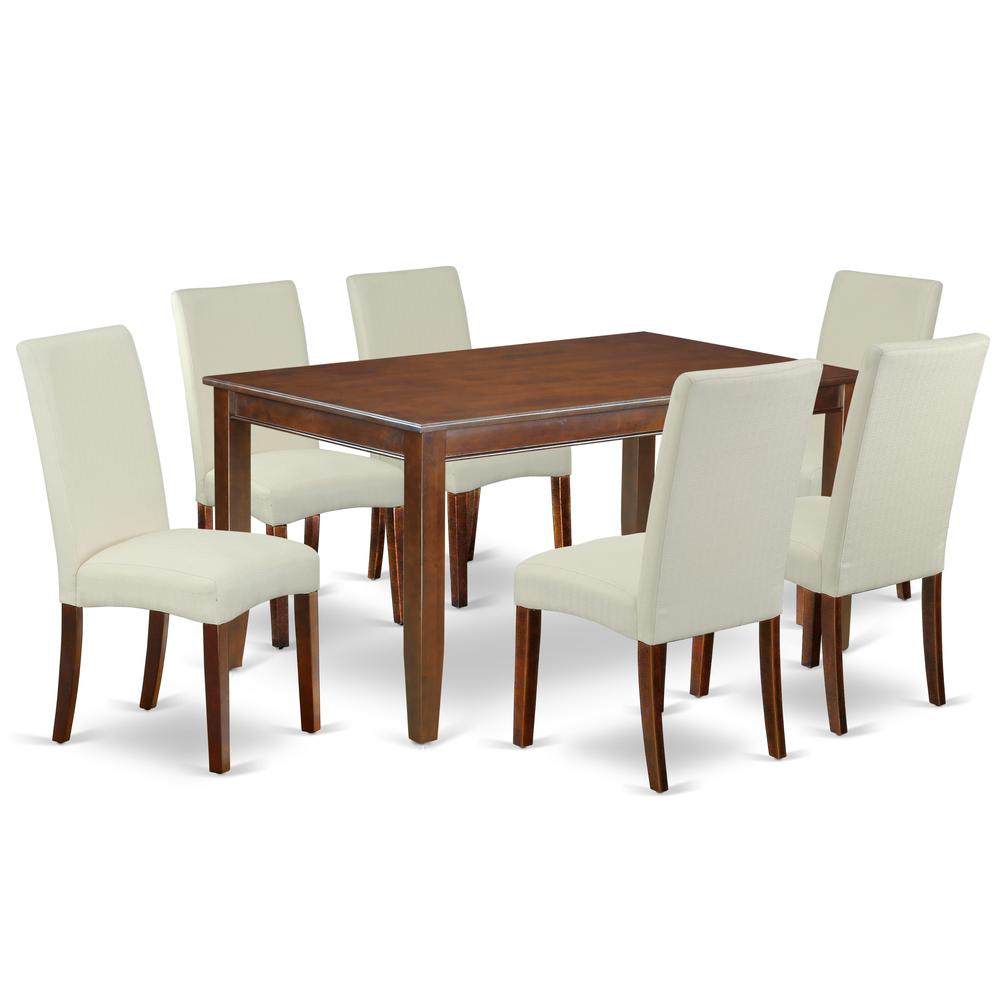 Dining Room Set Mahogany, DUDR7-MAH-01. Picture 1