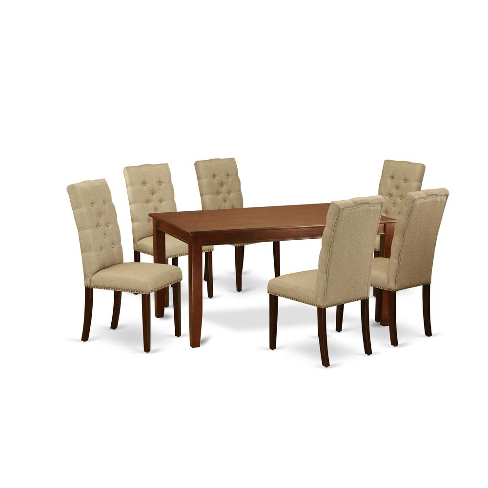 Dining Room Set Mahogany, DUEL7-MAH-16. Picture 1