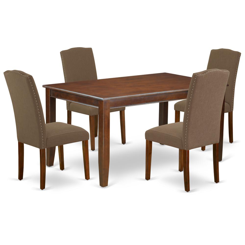 Dining Room Set Mahogany, DUEN5-MAH-18. Picture 1