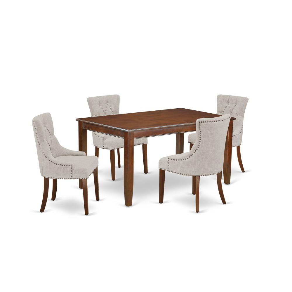 Dining Room Set Mahogany, DUFR5-MAH-05. Picture 1
