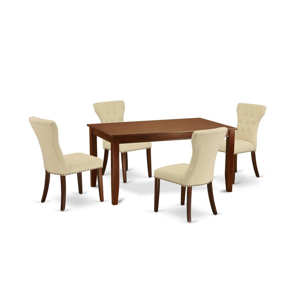 Dining Room Set Mahogany, DUGA5-MAH-32. Picture 1