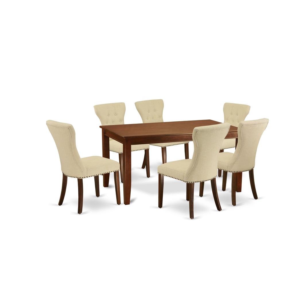 Dining Room Set Mahogany, DUGA7-MAH-32. Picture 1