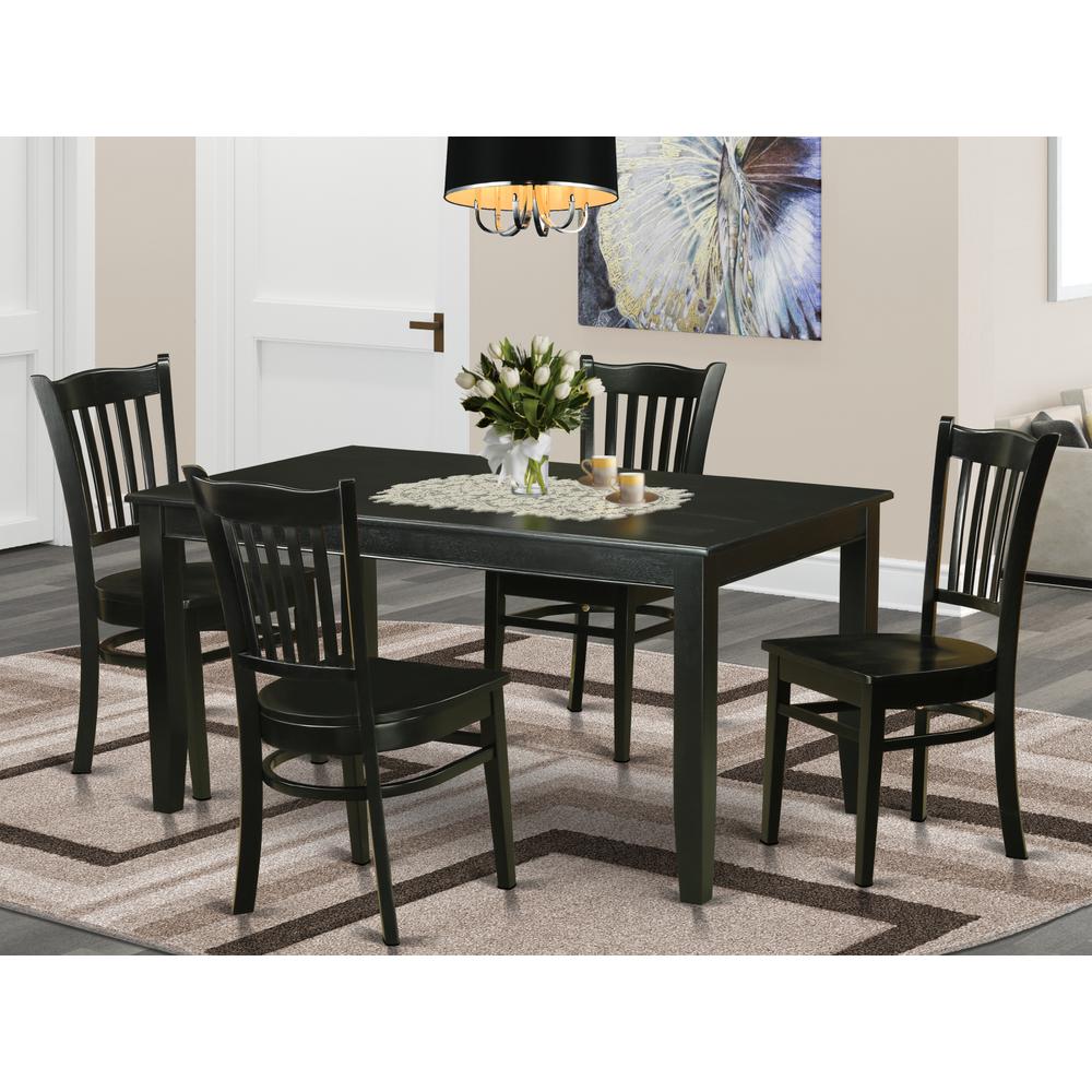 5  Pc  Dining  room  set  -  Dinette  Table  and  4  Kitchen  Dining  Chairs. Picture 4