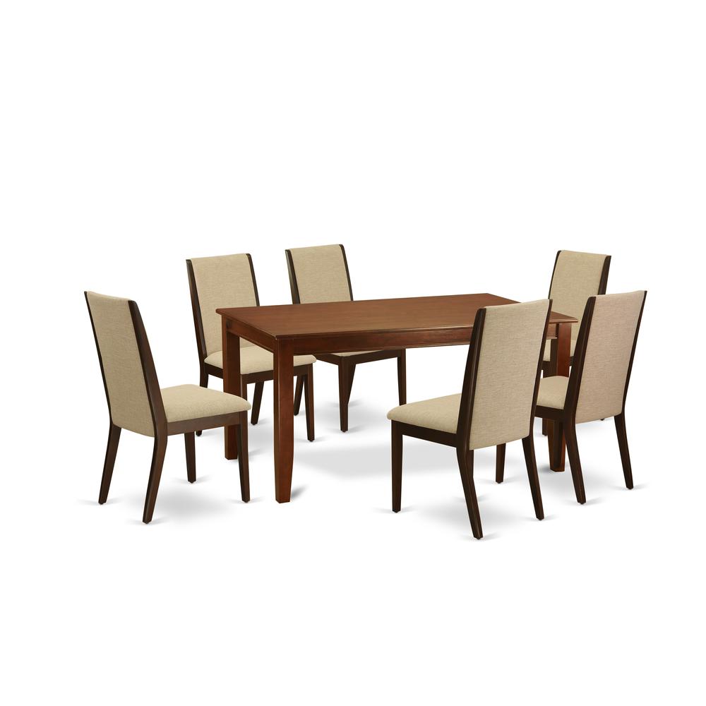 Dining Room Set Mahogany, DULA7-MAH-04. Picture 1