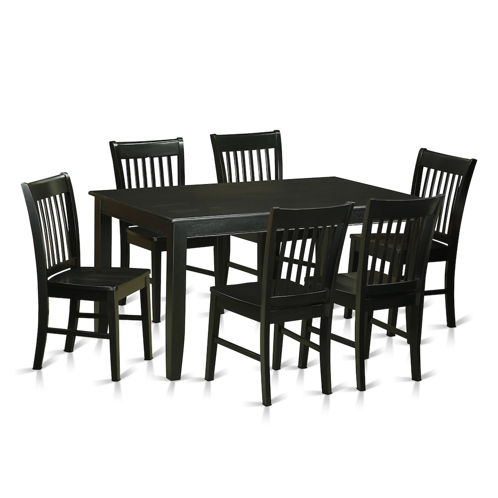 7  Pc  Dining  room  set  -Kitchen  Table  and  6  Dining  Chairs. Picture 1