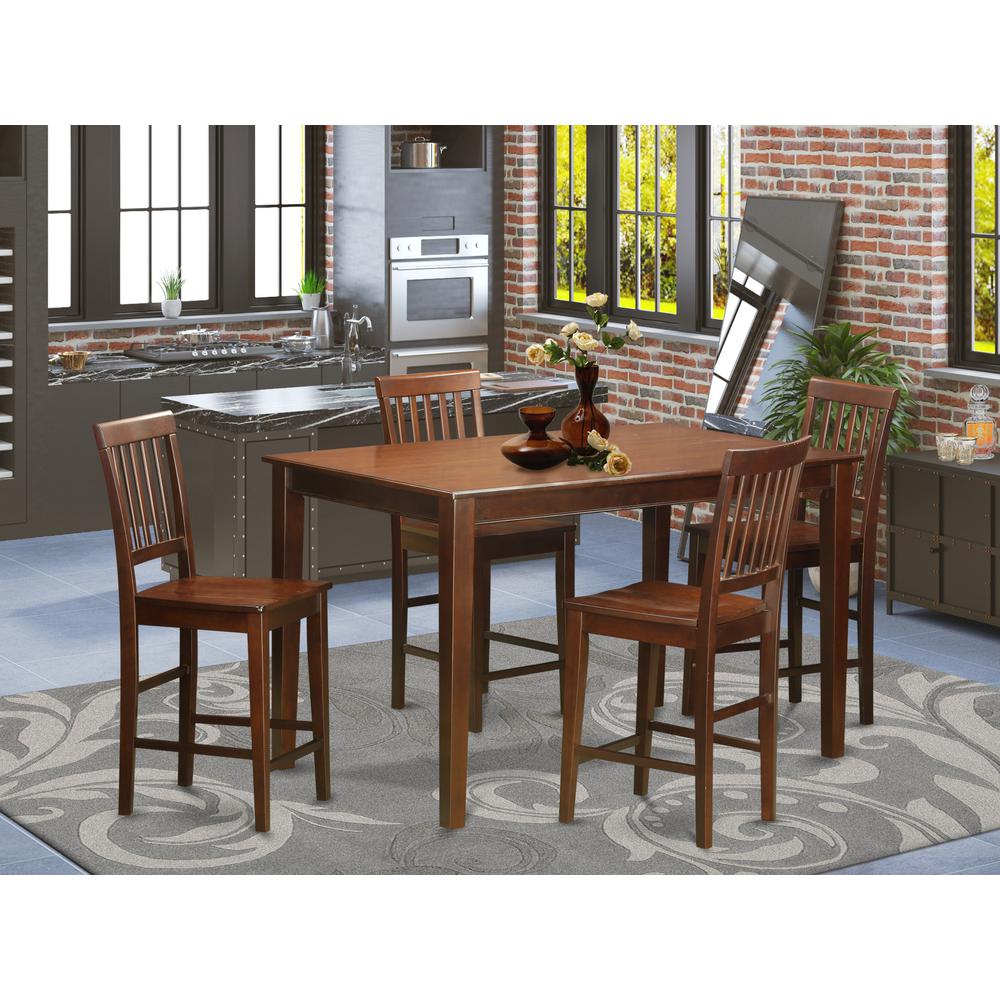 5  Pc  Counter  height  Table  set-  pub  Table  and  4  counter  height  Chairs.. Picture 2