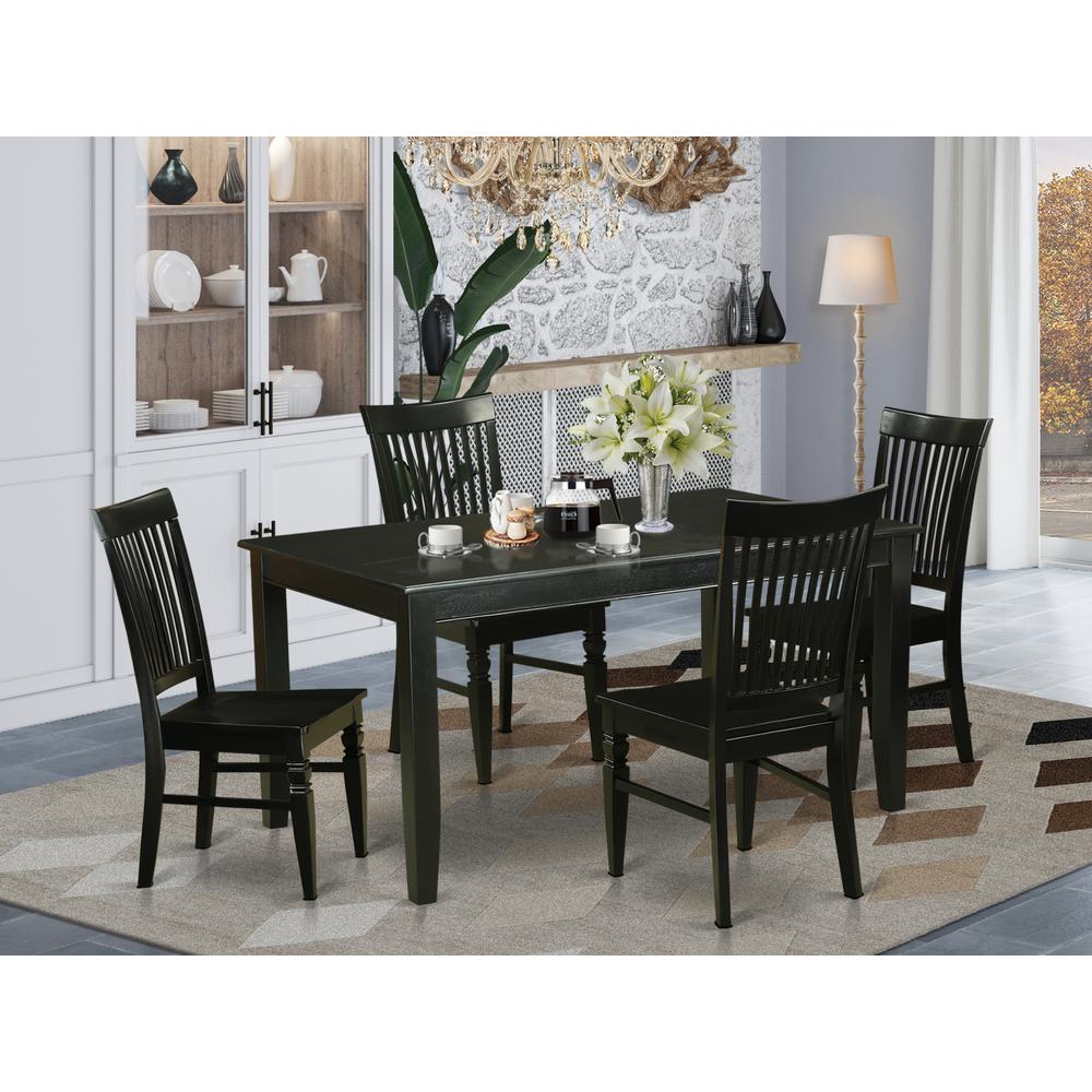 5  PC  dinette  Table  set  for  4-Kitchen  Table  and  4  Dining  Chairs. Picture 4