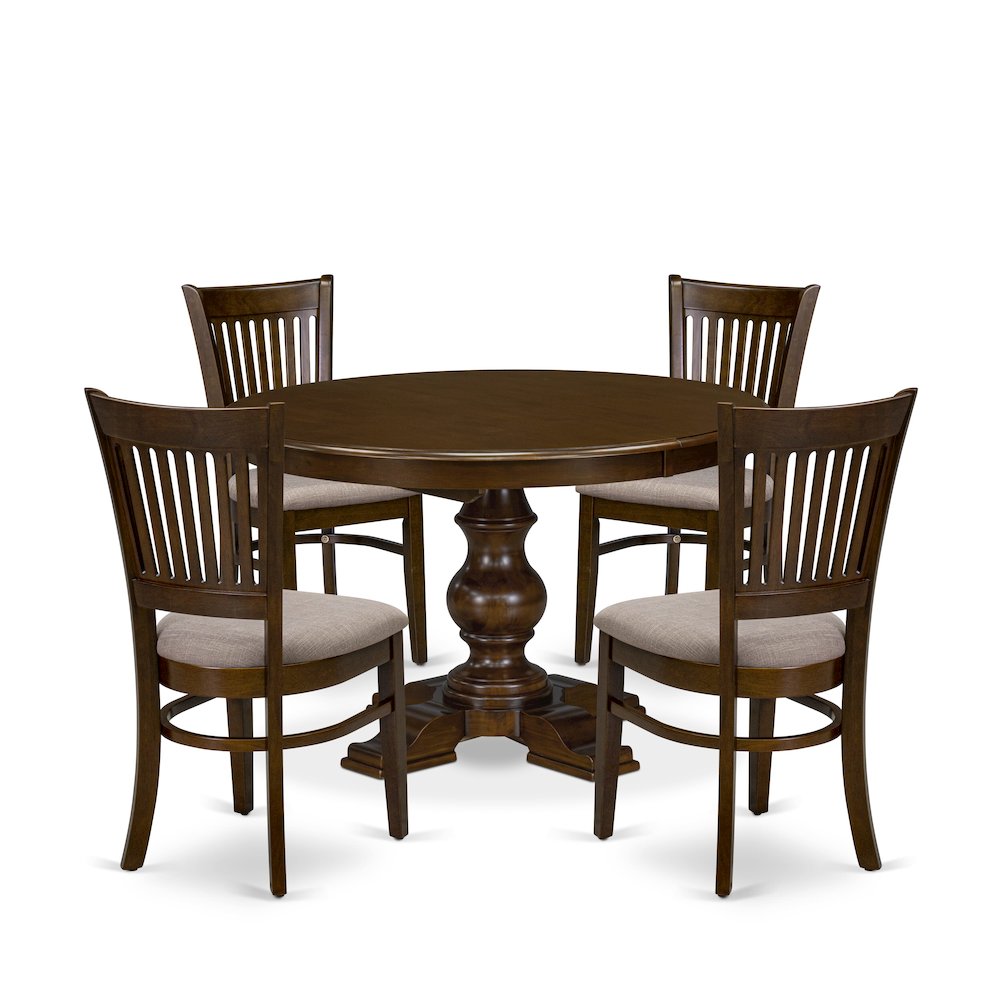 7-Piece Dining Room Set, Espresso. Picture 1