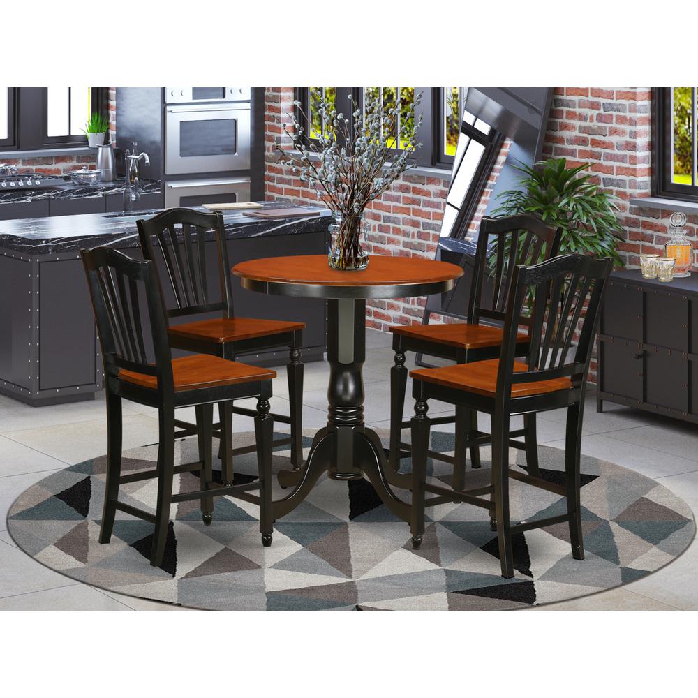 5  Pc  counter  height  pub  set-pub  Table  and  4  bar  stools. Picture 4
