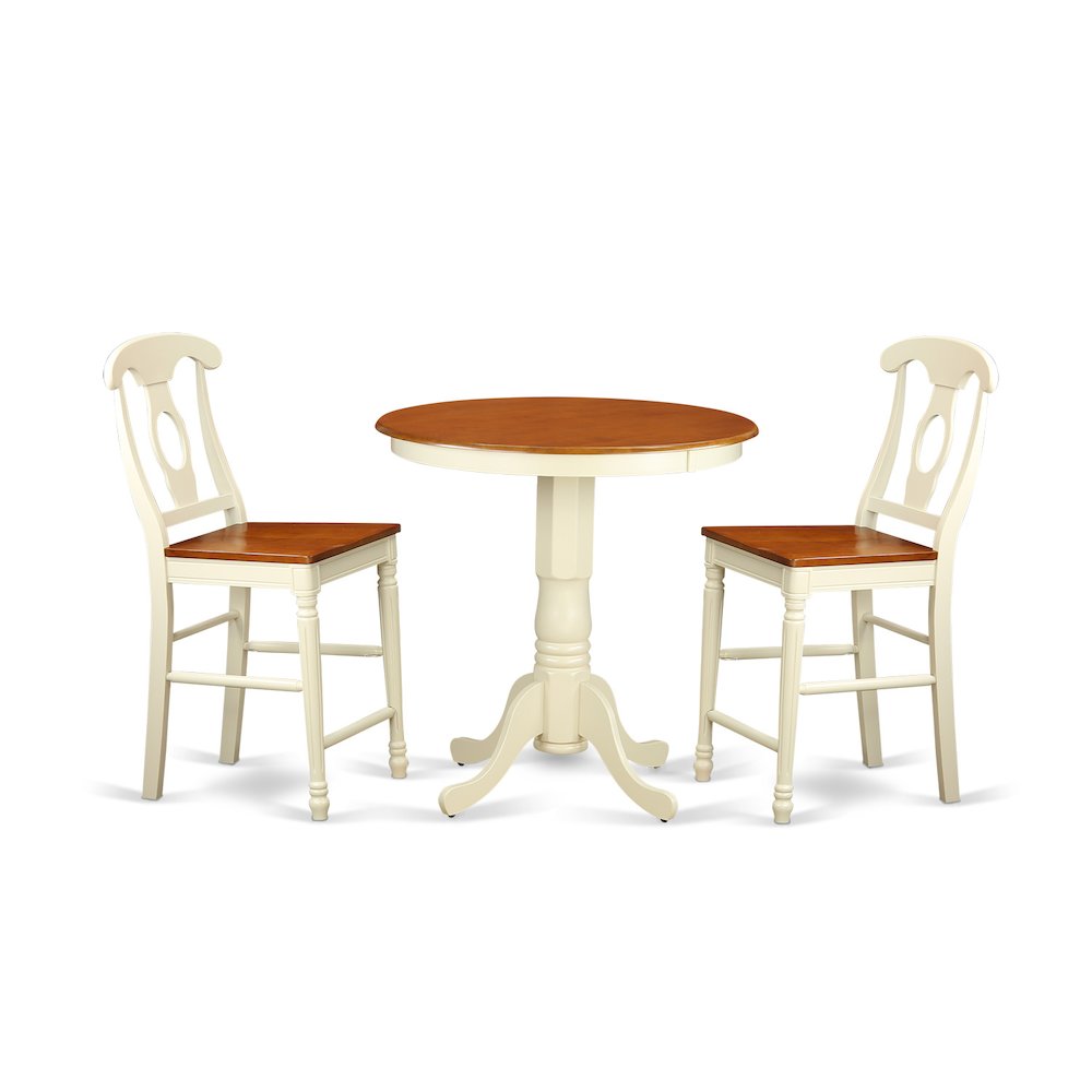 3  Pc  counter  height  Dining  room  set  -  counter  height  Table  and  2  Dining  Chairs.. Picture 1
