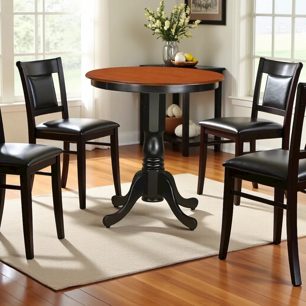 Elegant Wooden Dining Table for Small Spaces – Compact Kitchen Table. Picture 2