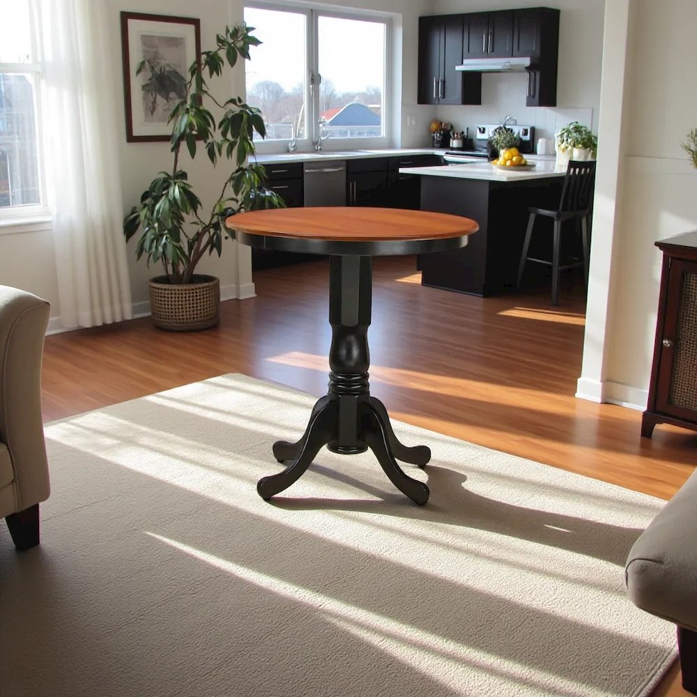 Elegant Wooden Dining Table for Small Spaces – Compact Kitchen Table. Picture 3