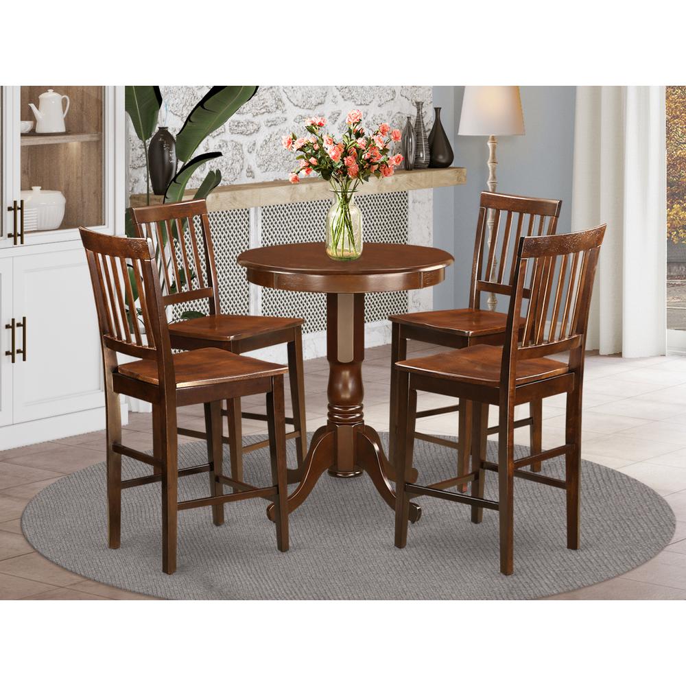 5  Pc  counter  height  pub  set-pub  Table  and  4  Dining  Chairs.. Picture 4