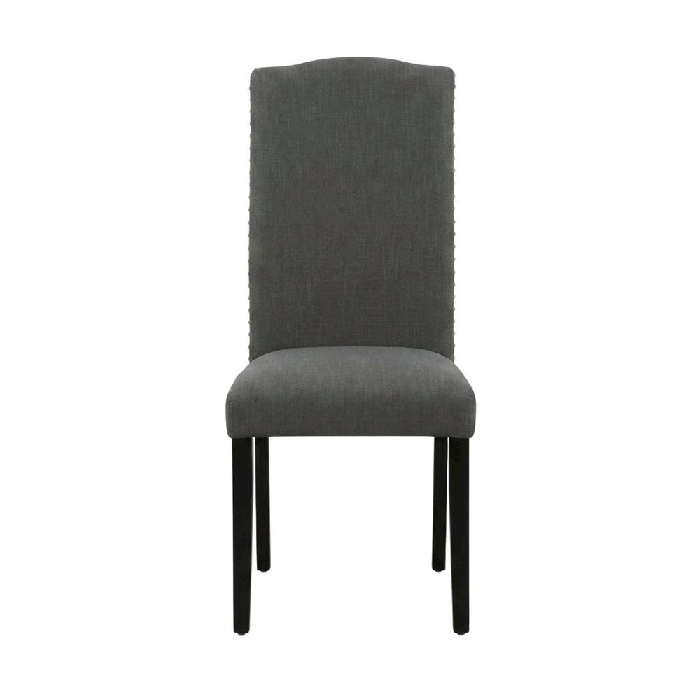 Fabric-Upholstered Parsons Dining Chair with High Back for Dining Room, Set of 2. Picture 2