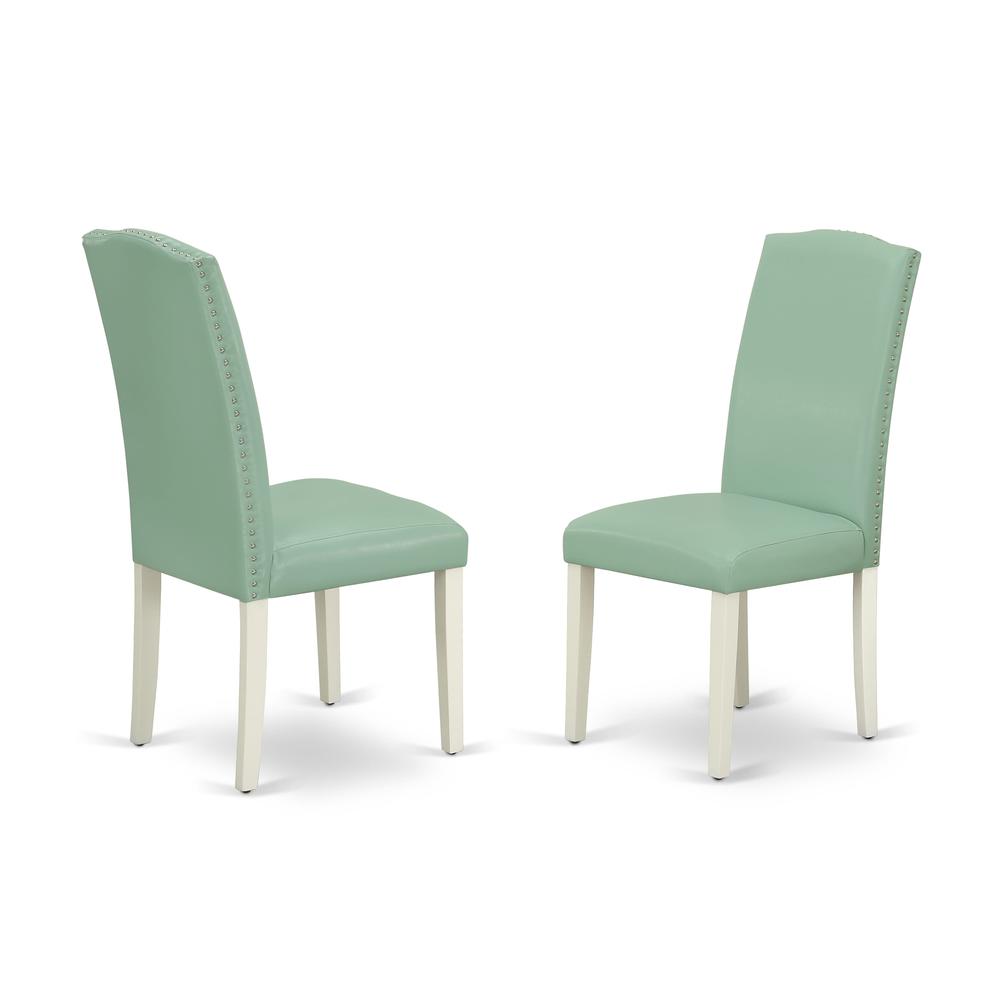 Dining Room Set Linen White, MZEN3-LWH-57. Picture 3