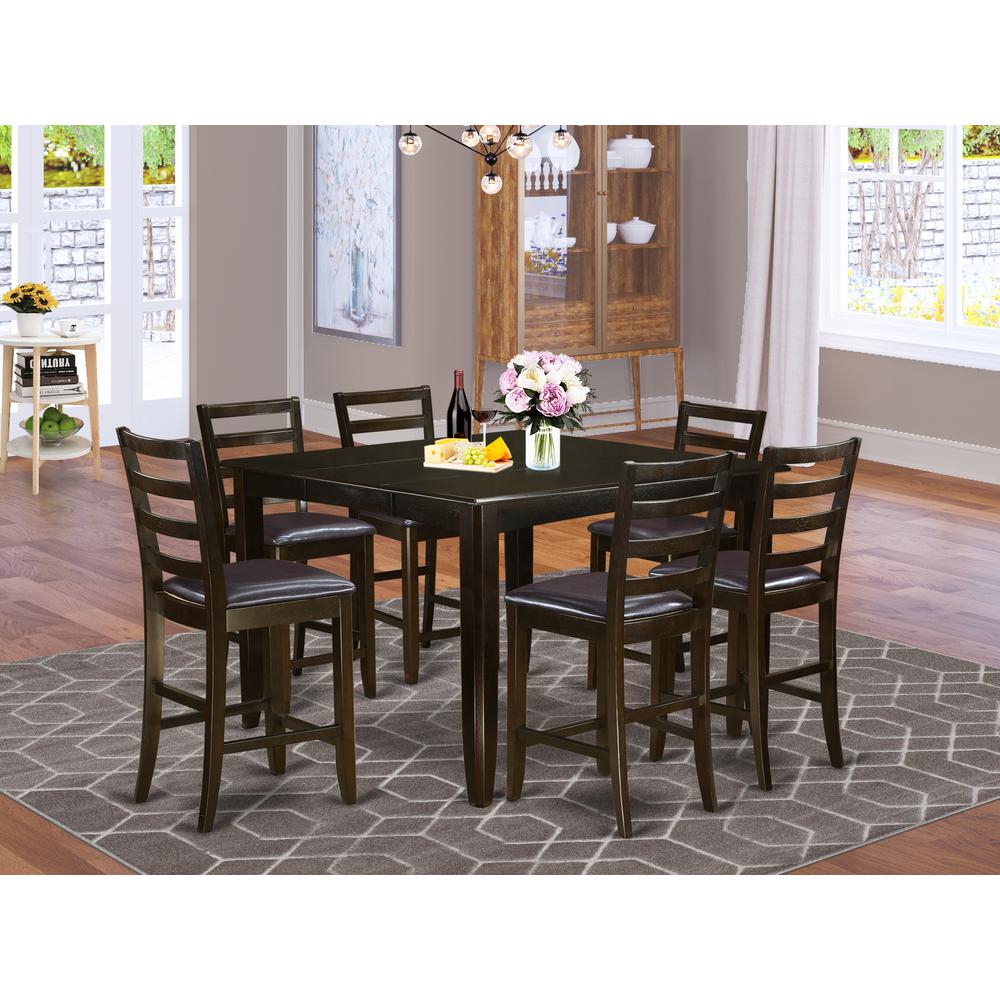 7  Pc  pub  Table  set-  Table  and  6  Kitchen  counter  Chairs. Picture 4