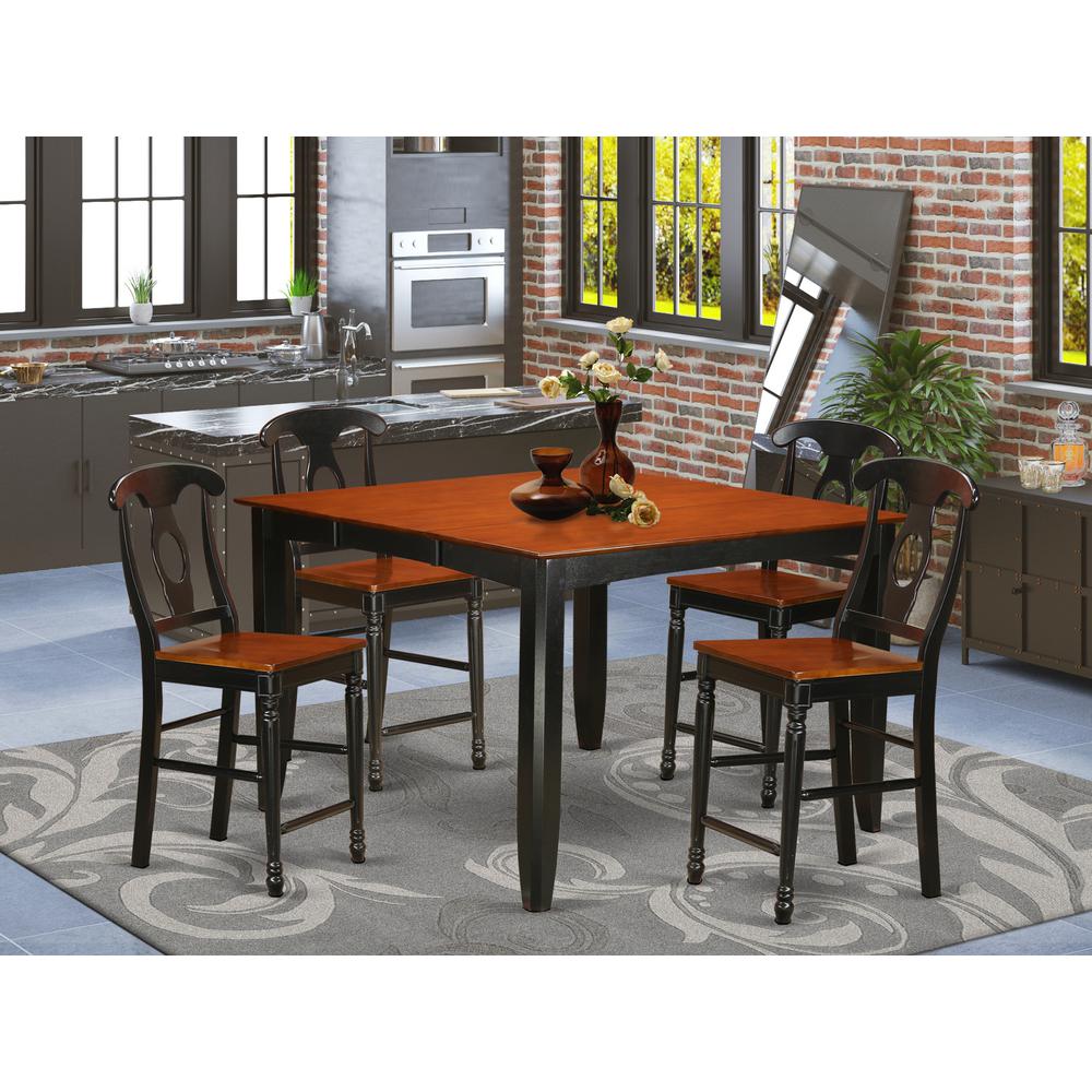 5  Pc  counter  height  Dining  room  set-pub  Table  and  4  Kitchen  Dining  Chairs.. Picture 4
