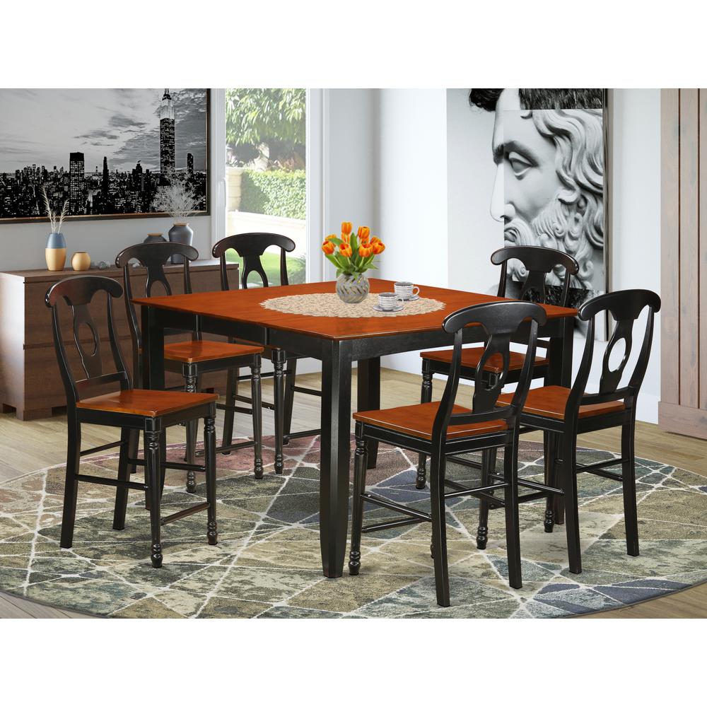 7  Pc  counter  height  pub  set-pub  Table  and  6  dinette  Chairs.. Picture 4