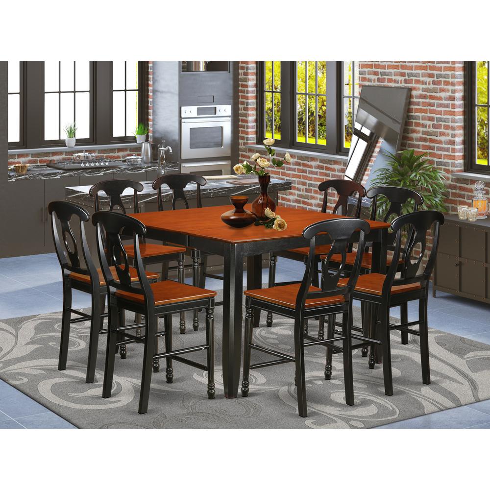 9  Pc  counter  height  pub  set-pub  Table  and  8  Dining  Chairs.. Picture 4