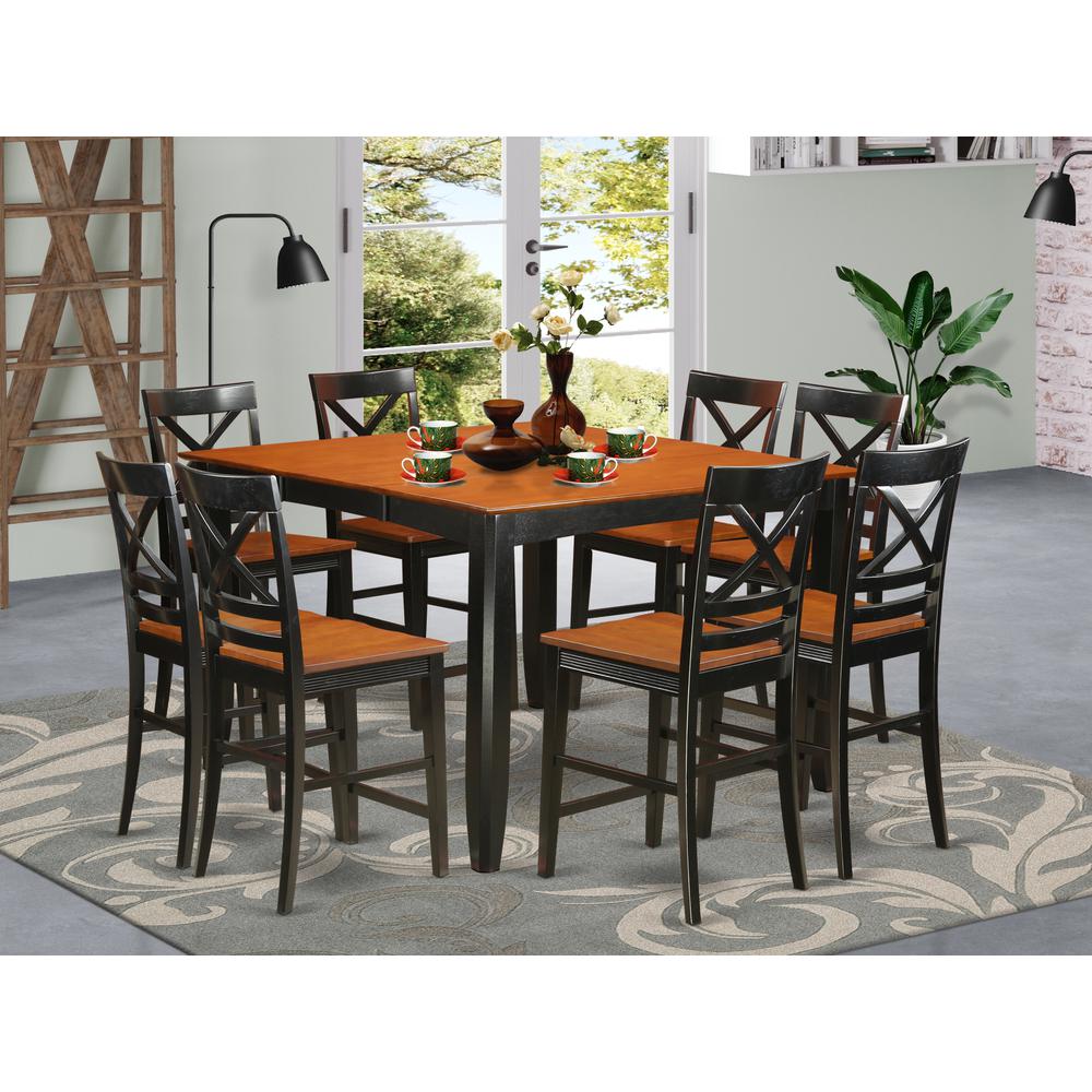 9  Pc  counter  height  Dining  set  -  Kitchen  Table  and  8  bar  stools.. Picture 4
