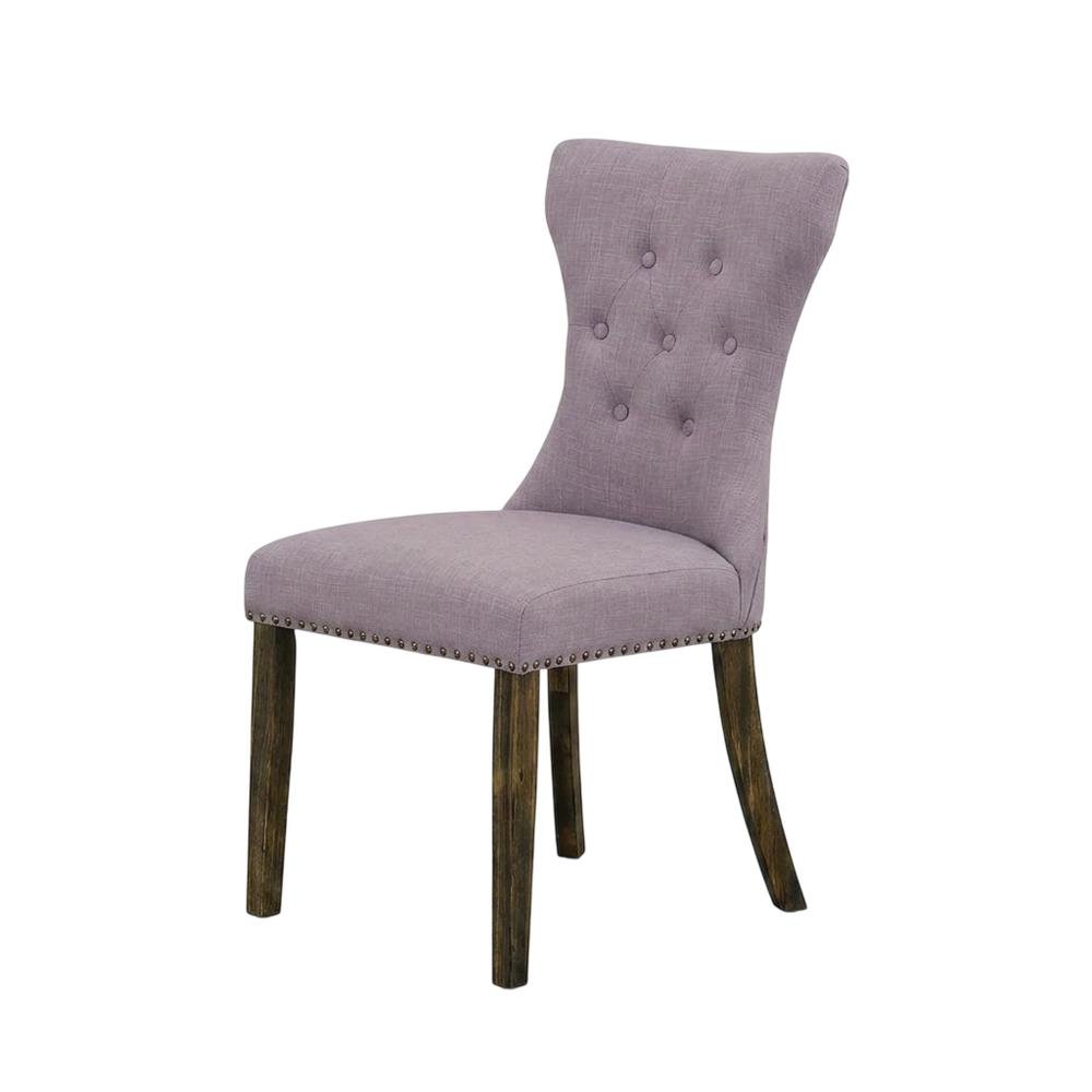 Fabric-Upholstered Parsons Dining Chair with High Back for Dining Room, Set of 2. Picture 5